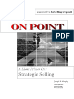 Strategic Selling Primer and Notes1