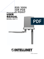 Wireless 300N Outdoor Poe Access Point: User Manual