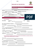 Formulario de Inscripción Rev 15 V4 General BV For IRCA Seguridad y Salud