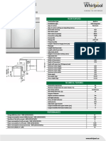 Whirlpool WBC3B19B - Produktni List