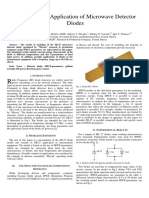 Modeling and Application of Microwave Detector Diodes