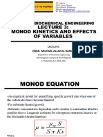 Lecture 3 - Monod Kinetics