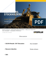 Caterpillar Presentation at Credit Suisse Investor Conference 2016