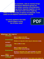 Classification of Ore Deposit