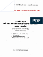 Tuyển Tập Đề Thi Tuyển Sinh THPT Chuyên Toán - Nguyễn Vũ Lương, 40 Trang