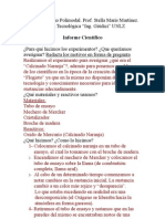 Química 2º Año Polimodal TP 5 (Oxido de Mercurio)