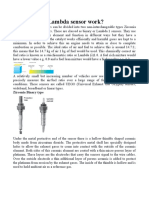 How Does The Lambda Sensor Work