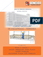 Modulo 3 Fasciculo 7 Hacer Armadura para Placa Hacer Paneles Encofrar Placa Con Paneles