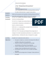 Grade Subjects Key Goal: Lesson Plan "Manipulating Photosynthesis"