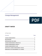 Change Management Paper