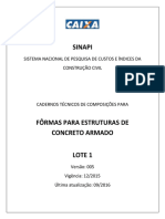 Sinapi CT Lote1 Formas Estrutura Concreto Armado v005