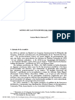 Acerca de Las Funciones Del Derecho Carlos Cárcova PDF