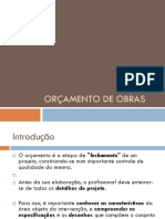 Orçamento de Obras