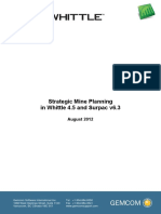 Strategic Mine Planning SurpacWhittle