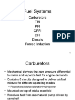 Fuel Systems: Carburetors TBI PFI Cpfi DFI Diesels Forced Induction