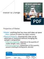 Chapter 2 - Matter Change