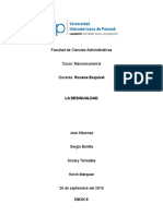 La Desigualdad en Panamá. Preguntas Importantes.