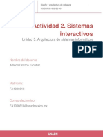 Actividad 2. Sistemas Interactivos