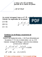 Ejercicios Prácticos Cristalografía