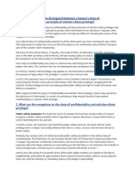 Why Is It Important To Distinguish Between A Lawyer's Duty of Confidentiality and The Principle of Solicitor-Client Privilege?