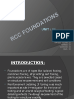 RCC Foundation-Unit 3