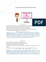 Eliminación de Oraciones Prueba Nº10 Ejercicios Resueltos