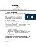 Biology Syllabus