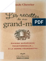 Chevrier Yolande - Les Recettes de Ma Grand-Mere