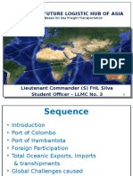 of Sri Lanka: A Future Logistic Hub of Asia Based On Sea Freight Transportation