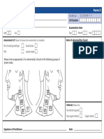 Assessment of Head and Neck Form 5: II I II