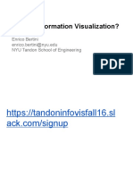 Introduction To Information Visualization