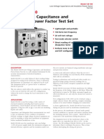 Olman CB100 Capacitance and Power Factor Test Set