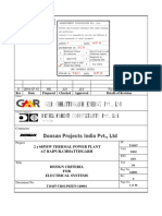 T10107 YR02 P0ZEN 140001 - Rev.0 - Electrical System Design Criteria