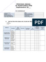 Informe de Estado de Avance Del Pme