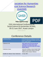 KL - Icssh 2017