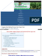 Jaggery Making Process