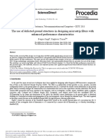 The Use of Defected Ground Structures in Designing Microstrip Filters With