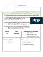 Lesson Plan of Review Letters