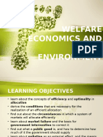 Welfare Economics and The Environment