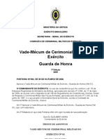 Vade Mecum de Cerimonial Militar Do Exercito Guarda de Honra