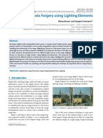 Identifying Photo Forgery Using Lighting Elements: Manoj Kumar and Sangeet Srivastava