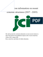 Japan Construction Information On Recent Concrete Structure - 2007-2009 PDF