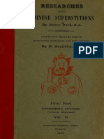 Researches Into Chinese Superstitions (Vol 2) - Henry Dore