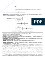 Figure 1.1 A Block Diagram of A Communication Systems