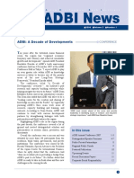 ADBI News: Volume 2 Number 1 (2008)