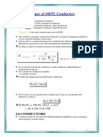 Types of OHTL Conductors PDF