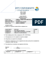 Object Oriented Programming Assignment