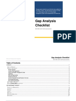 Gap Analysis Checklist