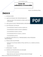 Curso de Termodinámica Irreversible