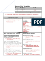 Lesson Plan Math 1 - Patterns